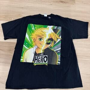 Disney Pixar Ben 10 I am my Own Hero black cotton t-shirt Size XL